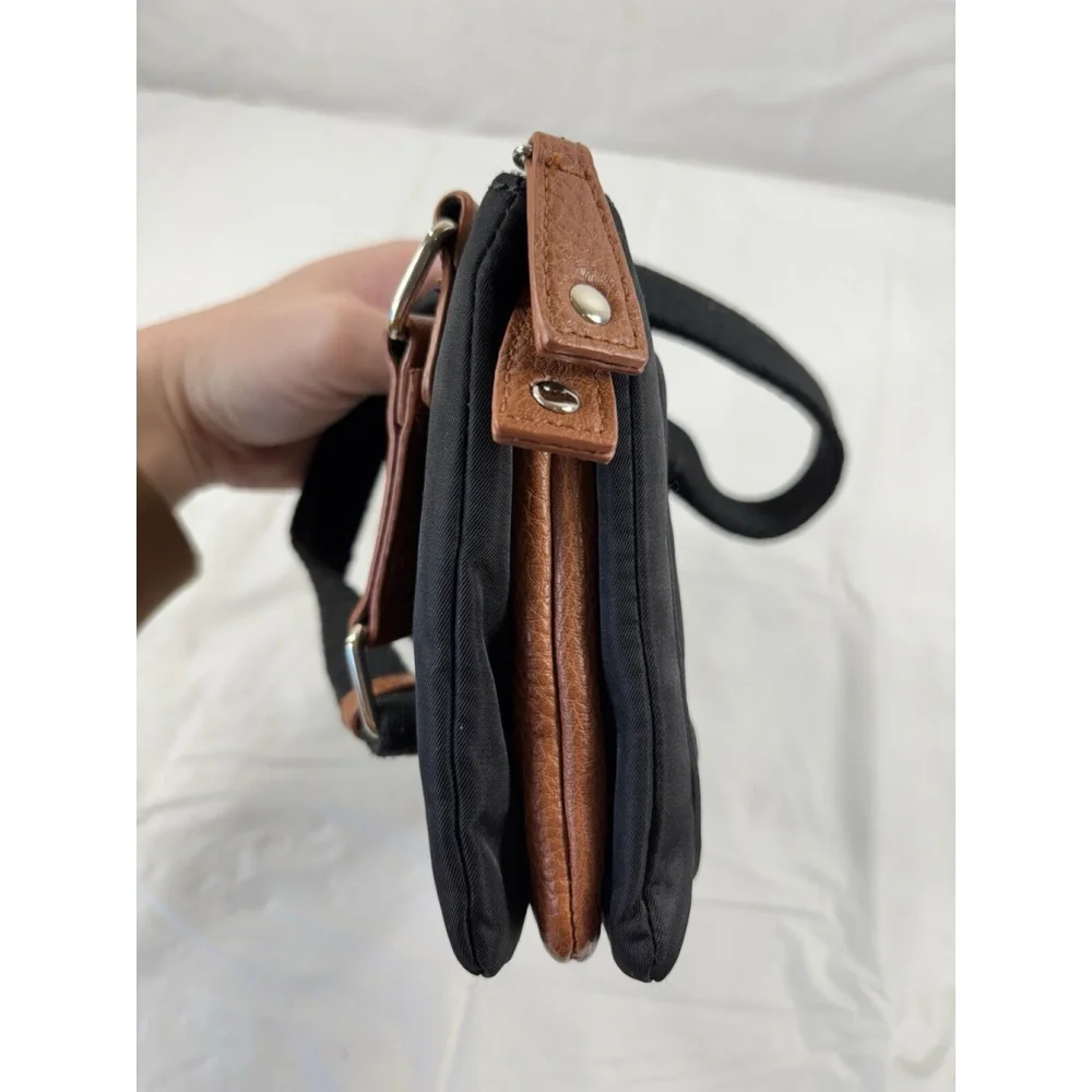 Franco Sarto Berlin East West Black Cross Body Bag